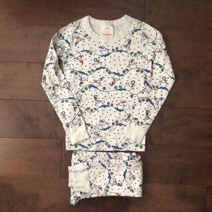 Hanna Andersson snowman pajamas